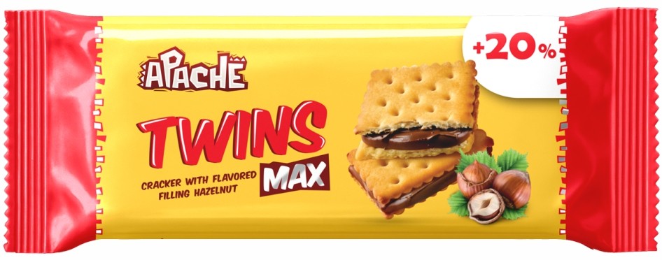 Cracker with filling